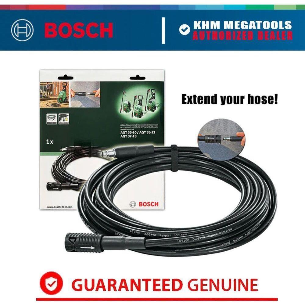 Bosch 6m Extension Pressure Hose for AQT Pressure Washers | Bosch by KHM Megatools Corp. Bosch 6m Extension Pressure Hose for AQT Pressure Washers | Bosch by KHM Megatools Corp.